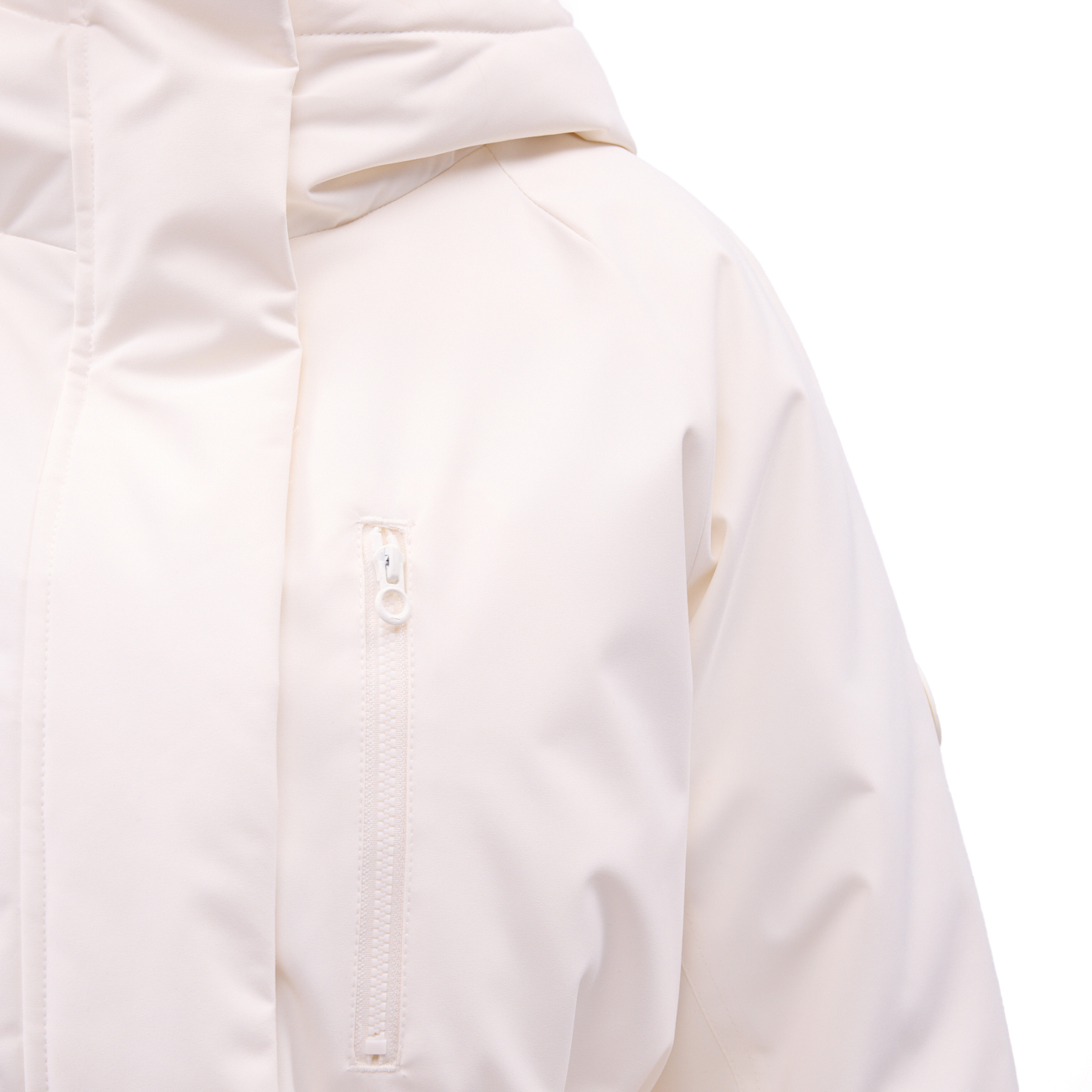 AYMV296-4 Пуховик длинный Sports Style белый